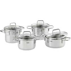 Kochtopfset Silit Extra Cook Mini Edelstahlfarben, 4-teilig
