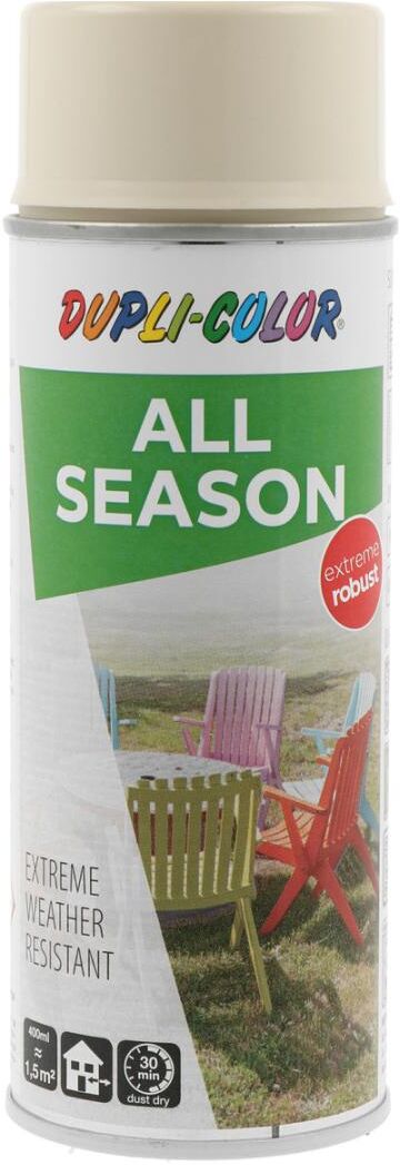 european aerosols DUPLI-COLOR ALL SEASON RAL 1015 hellelfenbeinglanz, 400 ml