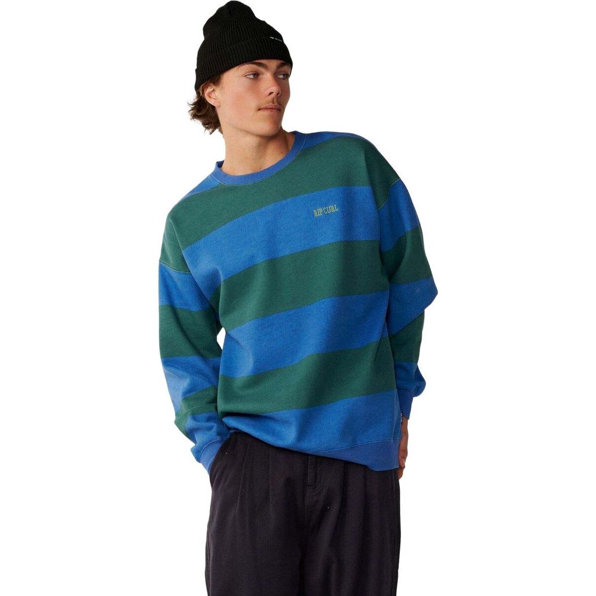 RipCurl Disorder Stripe Crew riverside (9529) 2XL 0CFMFL-9529-2XL