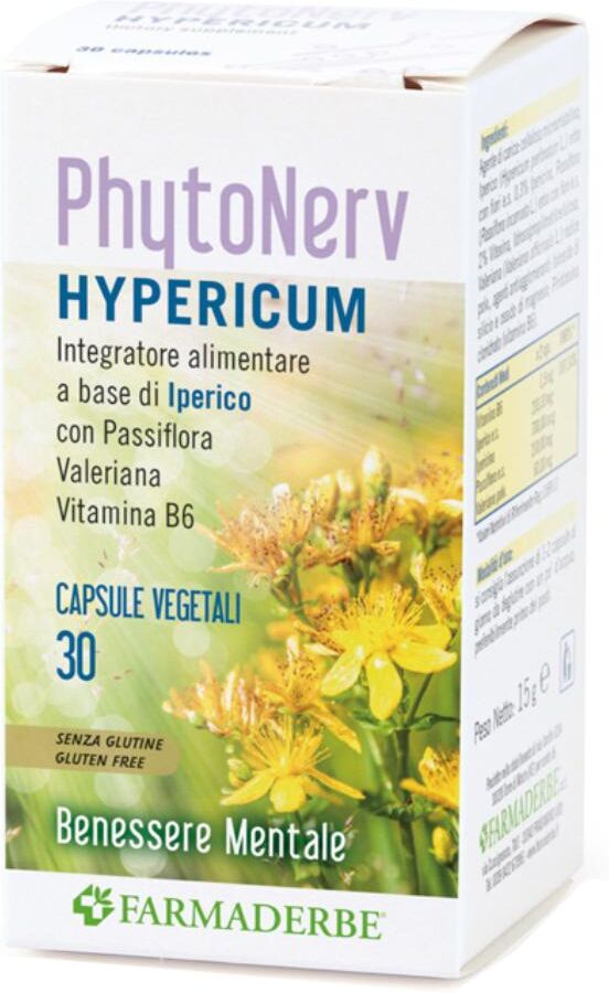 FARMADERBE Srl PHYTONERV HYPERICUM 30CPS
