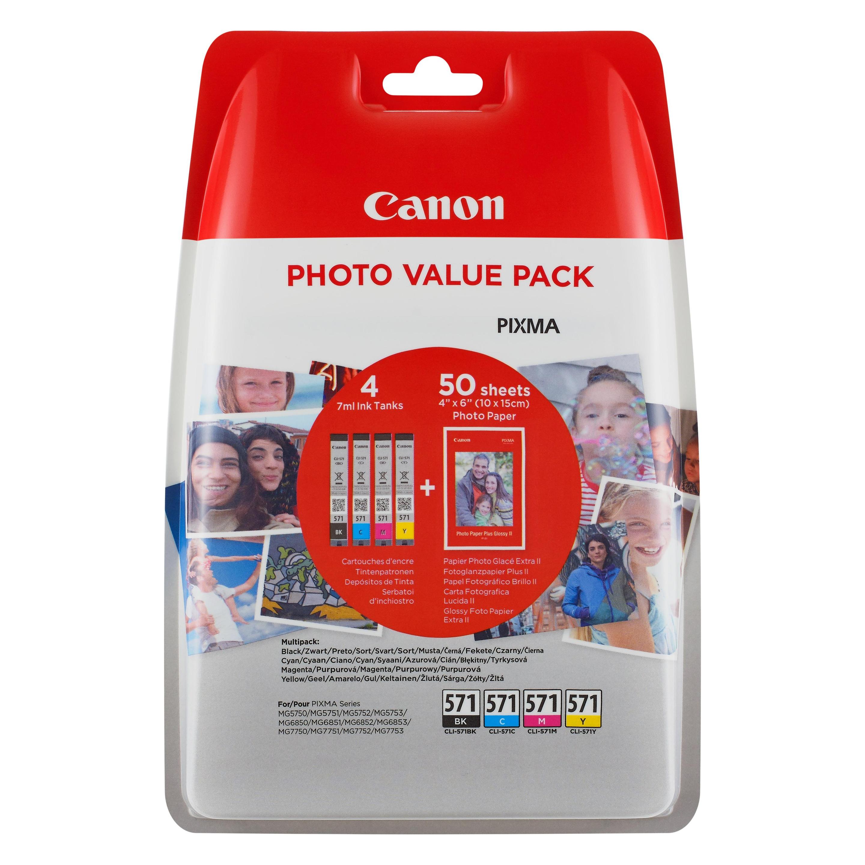 Canon Cli-571 (BK, C, M, Y) (0386C005)