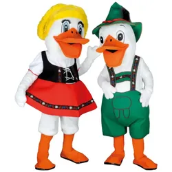 Kostüm Enten-Paar bayrisch