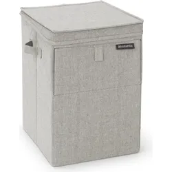 Brabantia Wäschekorb 35 l grau zusammenklappbar