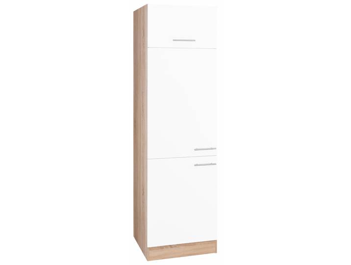 Kühlumbauschrank OPTIFIT Kalmar , weiss (weiß), B:60cm H:207cm T:57cm, Schränke, Kühlumbauschrank
