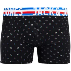 Jack & Jones Herren Boxershorts JACHENRIK TRUNKS - 3er Pack - Black Navy blazer & Navy blazer (12151351) - L