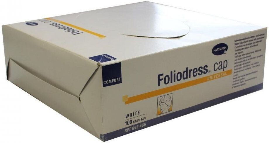 Foliodress Cap Comfort Universal weiss Op-hauben 100stk