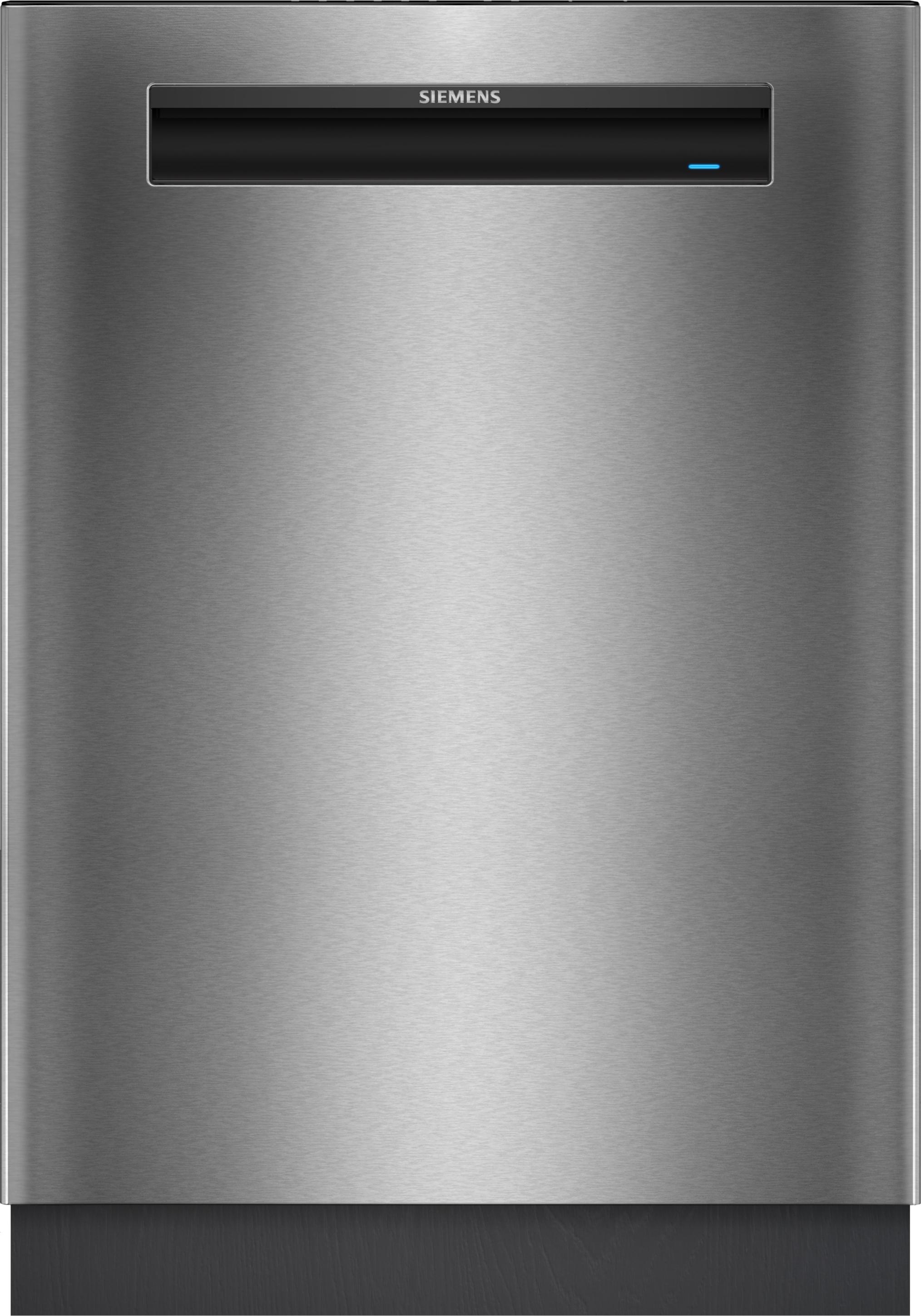 Siemens iQ500 SN15ES06CS, Halb integriert, Standardgröße (60 cm), Gebürsteter Stahl, Gebürsteter Stahl, Berührung, 1,75 m