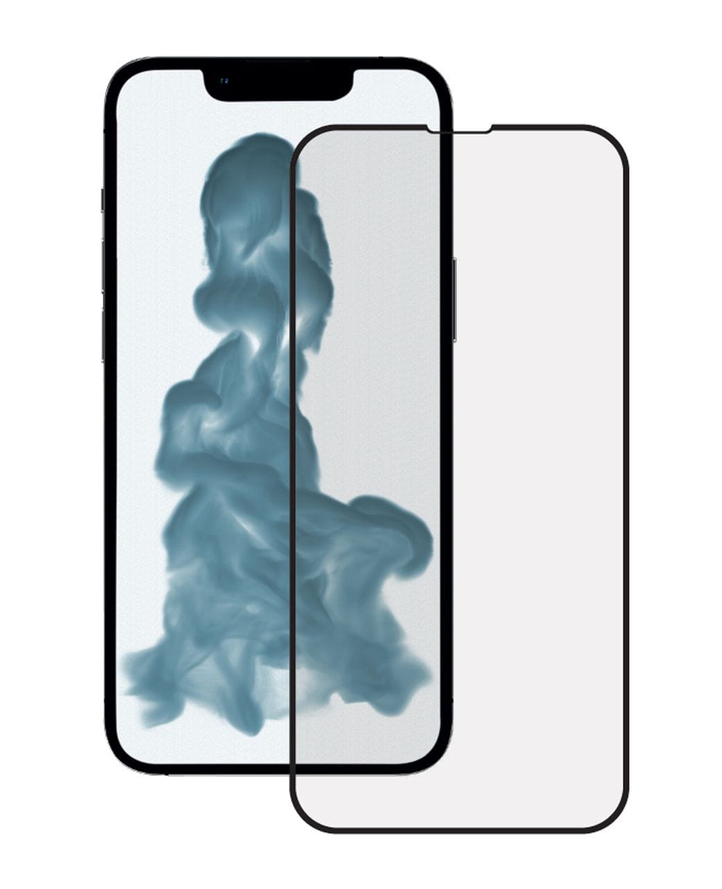 Vivanco Klare Bildschirmschutzfolie gehärtetes Glas 9H für Apple iPhone 14 Full Screen 63439