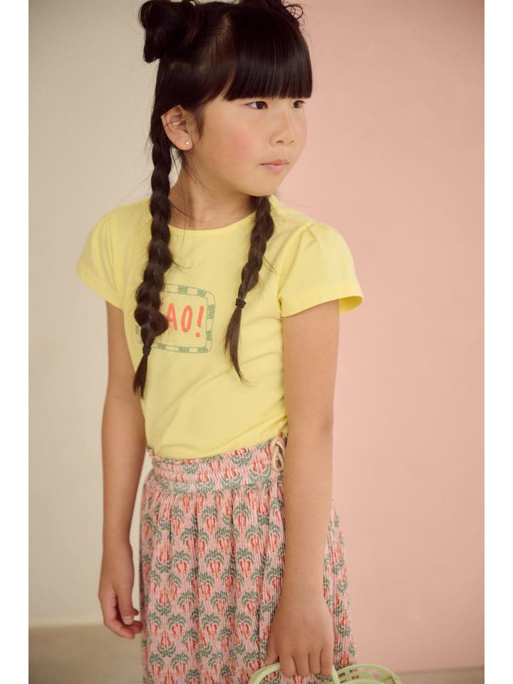 NONO Shirt "Kiss" in Gelb - 158/164