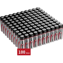 Ansmann Alkaline Batterie (100 Stk., AA, 2700 mAh), Batterien + Akkus