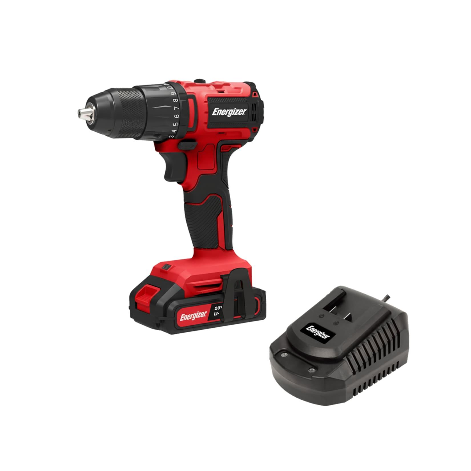 Energizer 20V Brushless Akku-Bohrschrauber Set – inkl. 4Ah Li-Ion Akku & Schnellladegerät