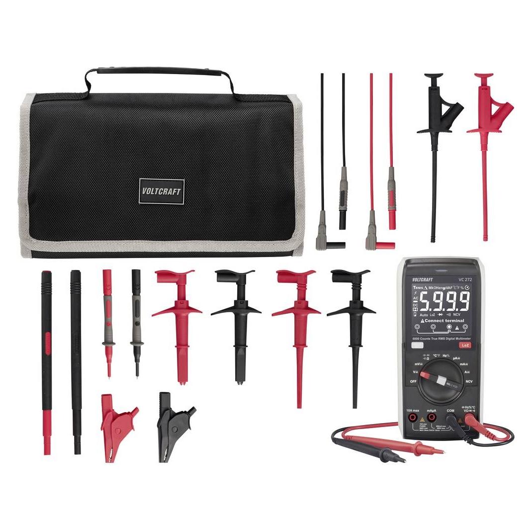 Voltcraft (VC-12884310+VC-18652745) (CAT III 600V, Hand-Multimeter) (VC-12884310+VC-18652745)