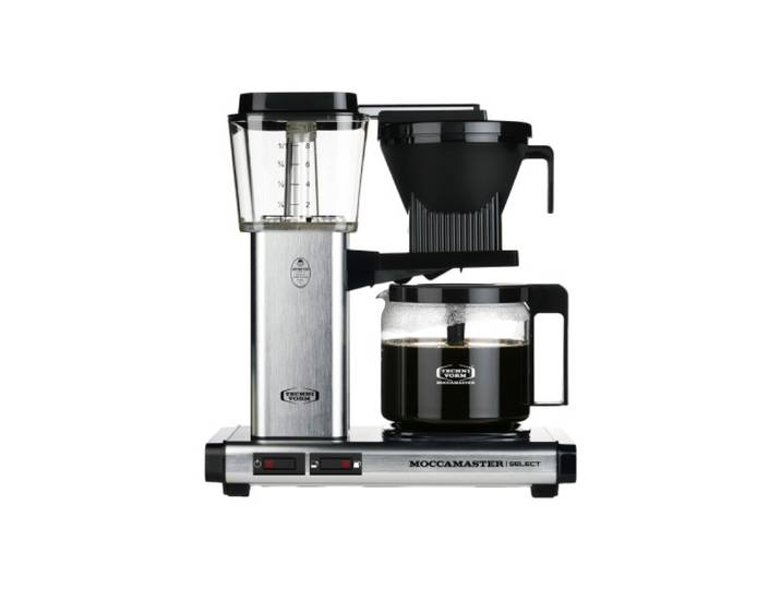Moccamaster KBG 741 Select Silver Brushed Filterkaffeemaschine - Edelstahl