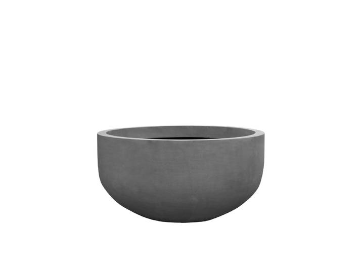 Hochwertiger In-/Outdoor Blumentopf „Natural Jumbo City Bowl“ Grau Ø 110 x 60 cm Pottery Pots