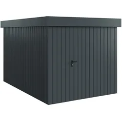 Hörmann Ecostar Metall-Gerätehaus "Euroline Trend" mit Flachdach EFD 7,anthrazitgrau,214 x 310 cm