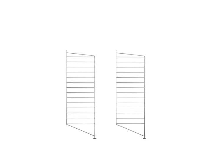 String String Outdoor Bodenleiter Galvanisiert, 85x30cm, 2er-Pack