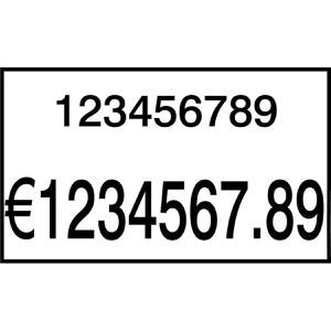 Böttcher-AG Preisetiketten weiß, 30 x 21 mm, permanent klebend, 30 Rollen à 1000 Stück