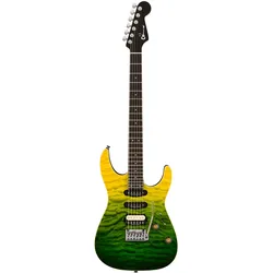 Charvel Pro-Mod Plus Dinky DK24 HSS 2PT EB QM EB Zombie Fade - E-Gitarre