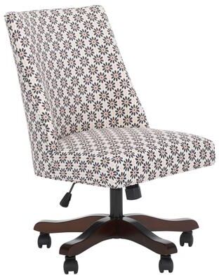 "SAFAVIEH Scarlet 25-Inch Wood Light Ginger Desk Chair, Transitional - 25"" W x 27"" D x 38"" H"