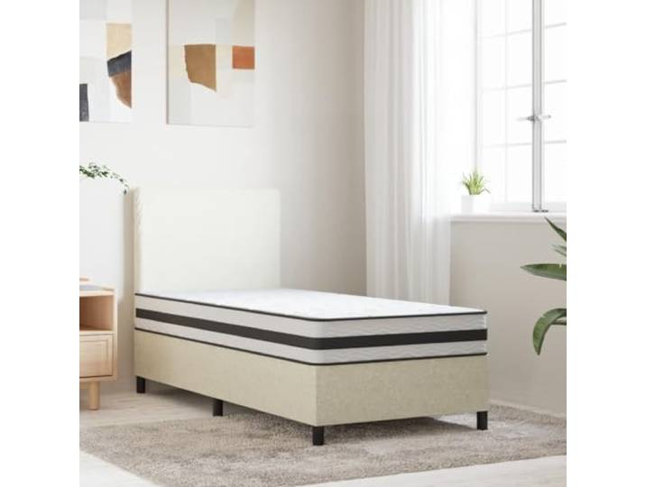 KKgypkn Bonnell-Federkern-Matratze 90x190 cm, mittelfeste Matratze mit atmungsaktivem Bezug, abnehmbar und waschbar bis 40°C, komprimiert verpackt für einfachen Transport