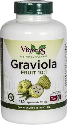 Vbyotics Graviola Fruit 10:1 180 Capsules