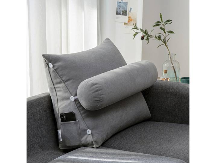 Coussin de canapé, coussin triangulaire simple, oreiller, dossier de salon