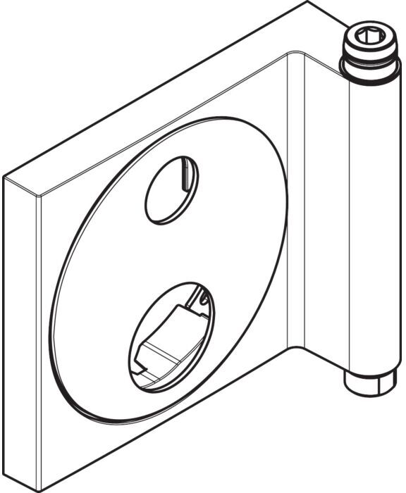 Hansgrohe Rosette Raindance Showerpipe UP chrom 95479000