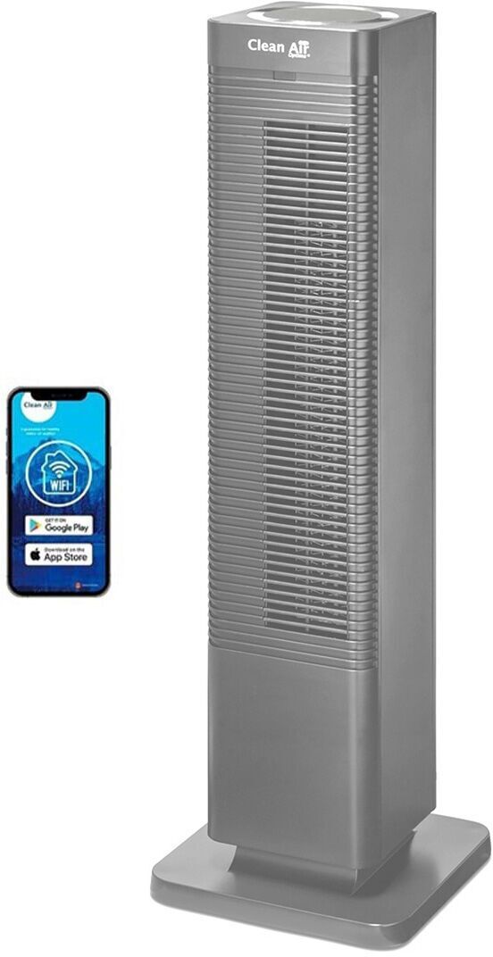Clean Air Optima 2-i-1 designvärmefläkt CA-904G Smart   grå