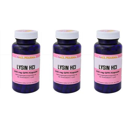 Lysin HCL 500 mg GPH Kapseln x3 3x250 St