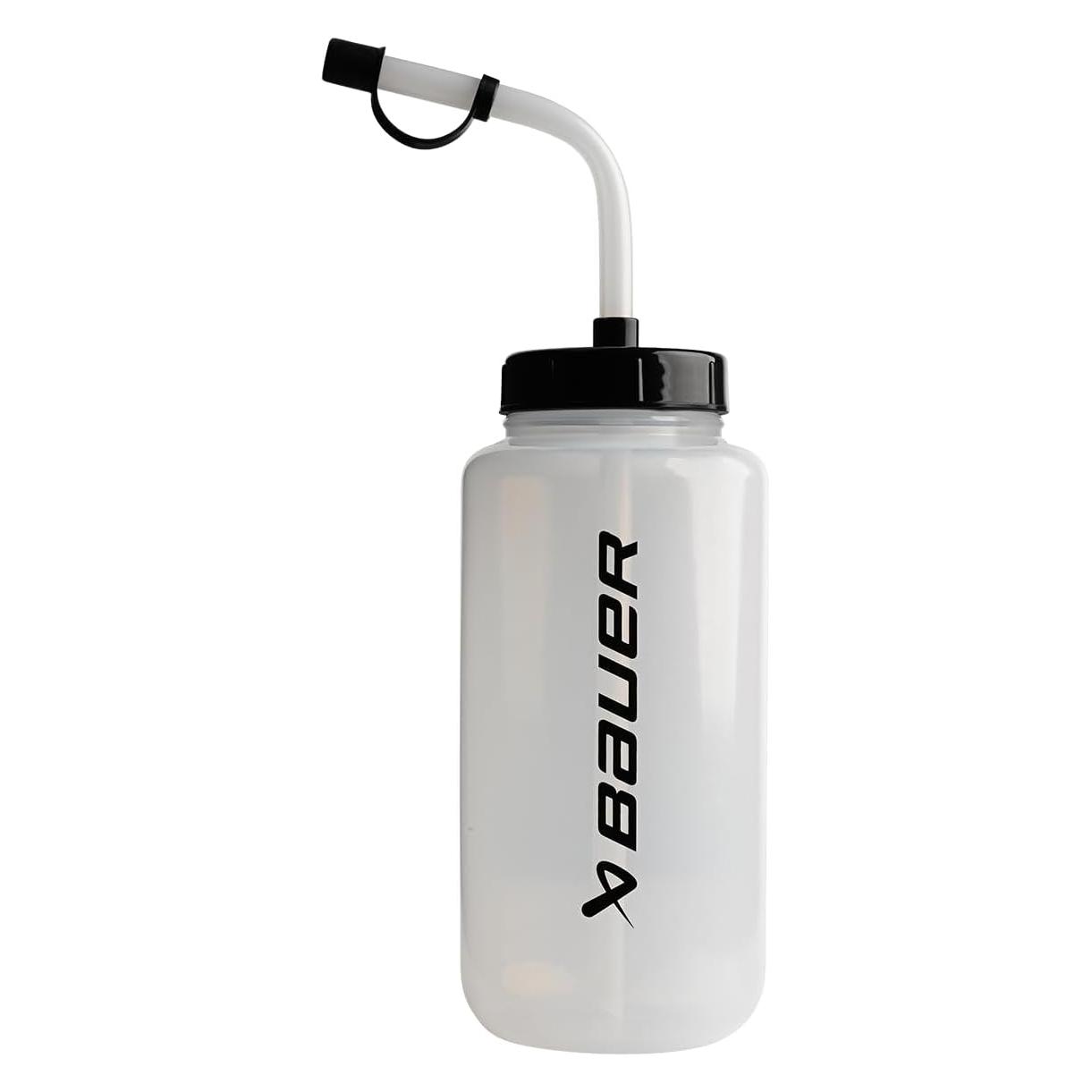 Bauer Wasserflasche mit Strohhalm weiss (1060538) (Bauer)