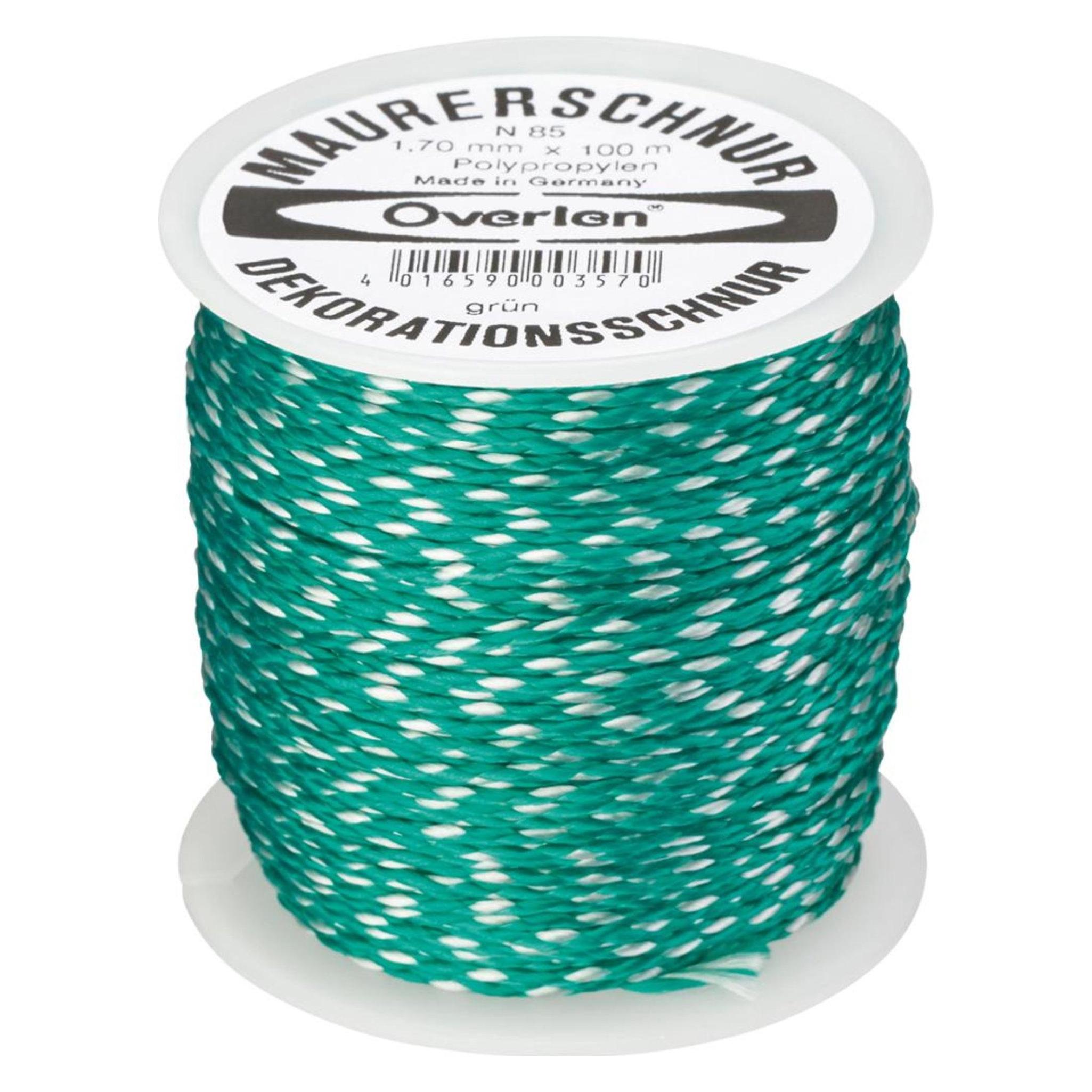 Overmann Maurerschnur PP 1,7mm 100m grün (100 m) (4016590003570)
