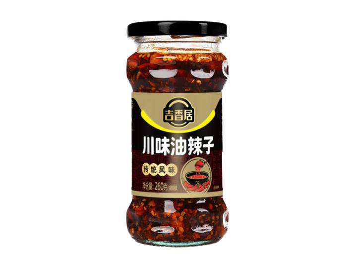 Ji Xiang Ju Sichuan-stijl chili-olie 260 g