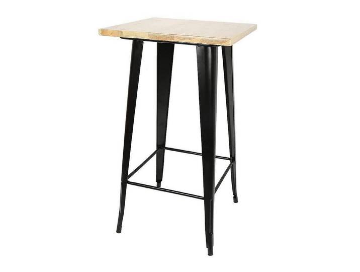 LuxusKollektion Stehtisch Bartisch Holz Metall 60x60x110cm (1-St)