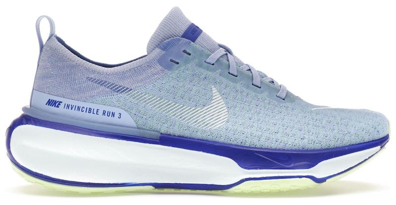 Nike Invincible Run 3 Aluminum Racer Blue Barely Volt Glacier Blue - EU 46