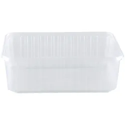 400x Verpackungsbecher PP, transparent, 180x135mm, 1000ml