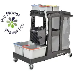 Reinigungswagen Numatic EcoMatic EM 3A  Anteil von recyceltem Kunststoff bis zu 97 %