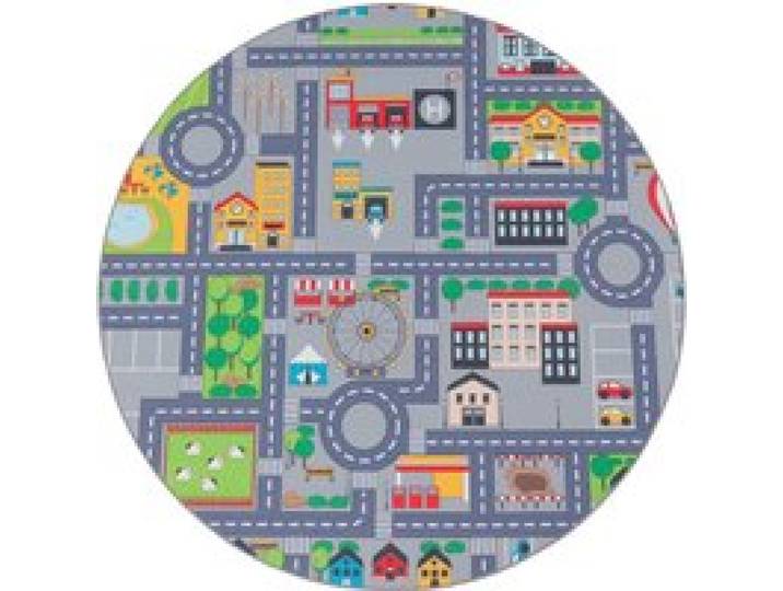 Tapis pour enfants Bini gris 160 cm rond