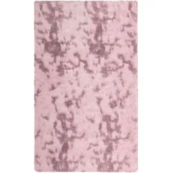 vidaXL Teppich Shaggy Hochflor NAVARRA Altrosa 60x100 cm Polyester