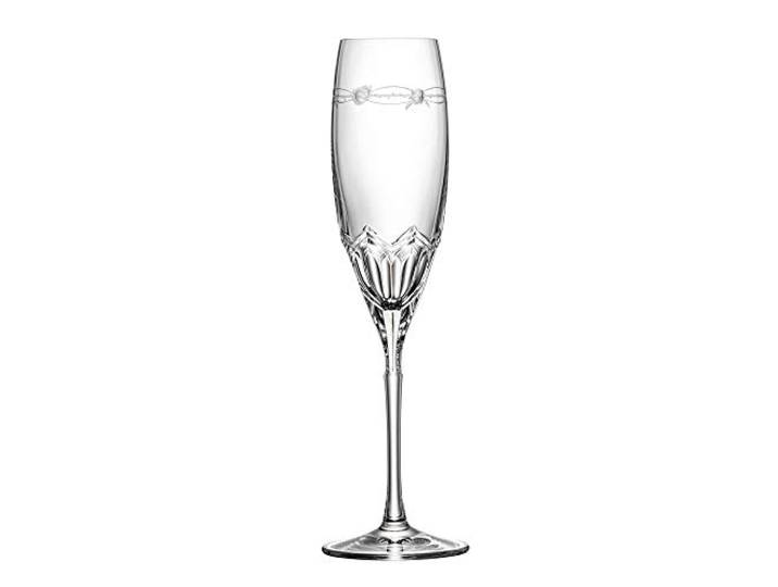 ARNSTADT KRISTALL Sektglas Lilly Clear 25 cm Kristallglas Mundgeblasen Handgeschliffen Handmade in Germany
