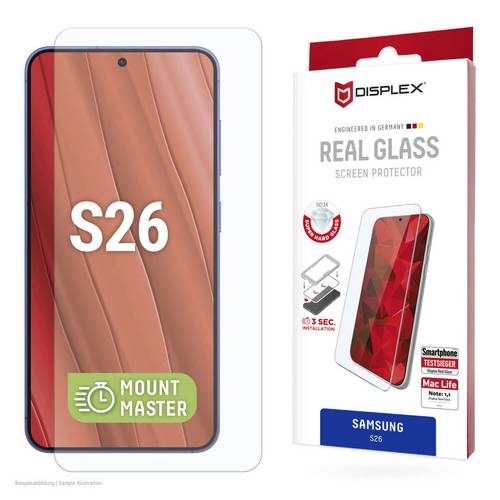 DISPLEX Real Glass Displayschutzglas Samsung Galaxy S26 1 St. Anti-Fingerprint 02227