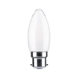Paulmann 28899 LED Kerze B22d 230V 470lm 4,7W 2700K dimmbar Opal