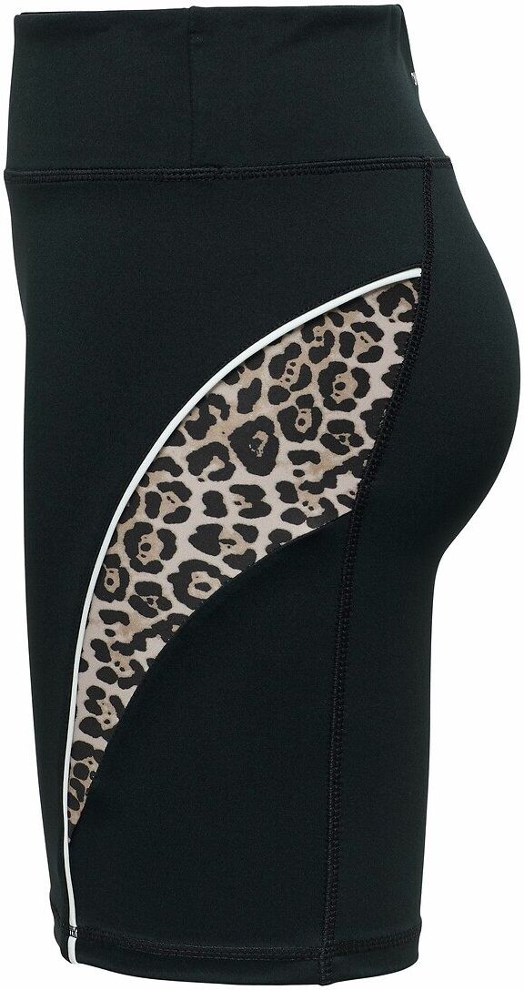 ONLY PLAY Short cycliste sport Mila détail imprimé léopard