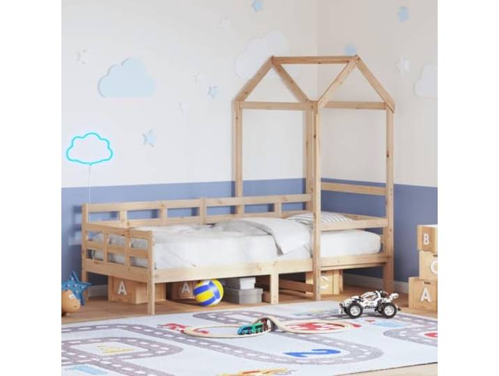 XGWKCNV Möbel Select-Tagesbett mit Dach ohne Matratze 90x200 cm Massivholz
