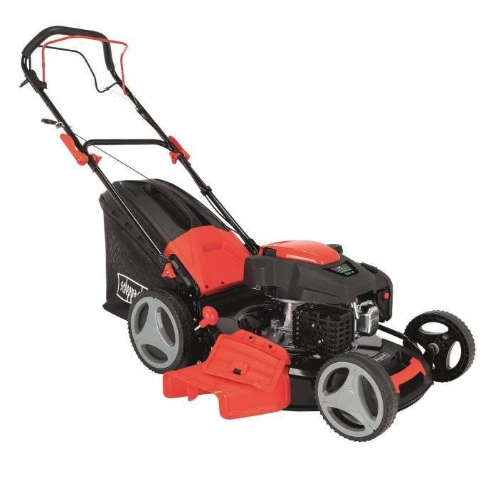Benzin Rasenmäher Scheppach MS225-53BR, 53 cm Schnittbreite, 224 CC, 4 in 1, Mulchfunktion, bis 1800m²