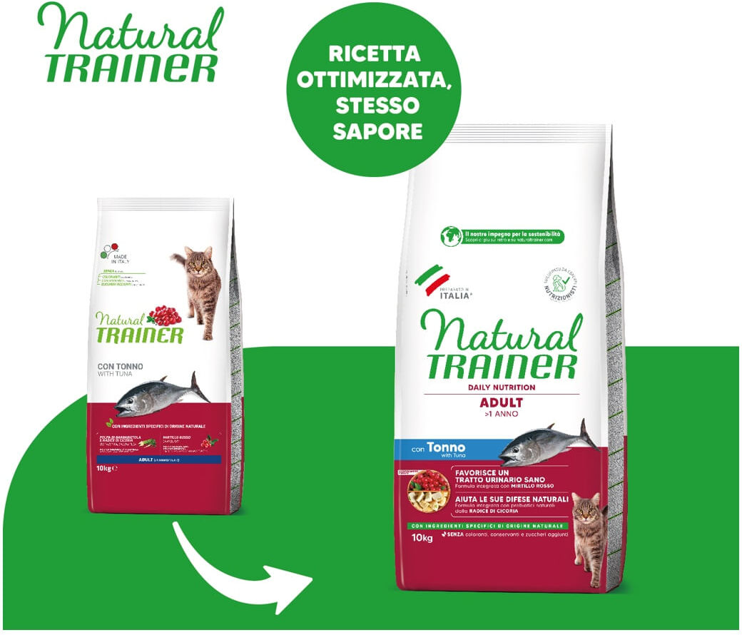 Natural Trainer Gatto Adult Tonno 10KG