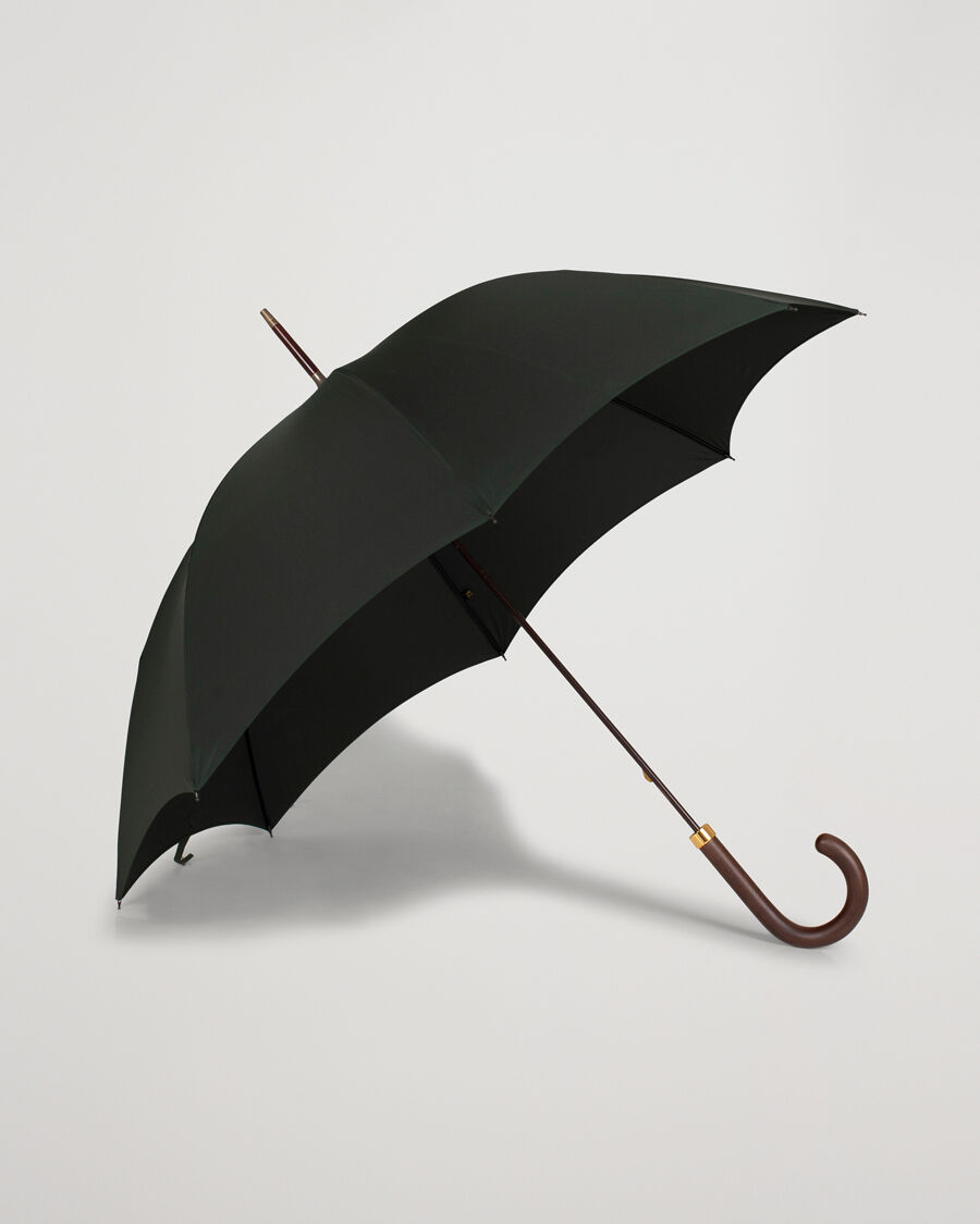Fox Umbrellas Polished Hardwood Umbrella Racing Green men One size Grøn