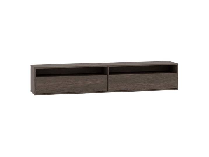 Hängender TV-Schrank Heggers mit zwei Klappen und Fächern, 180