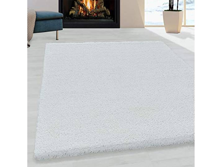 Vloerkleed Fluffy Wit 120 x 170
