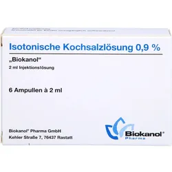 Isotonische Kochsalzlösung 0.9% Biokanol 12 ML