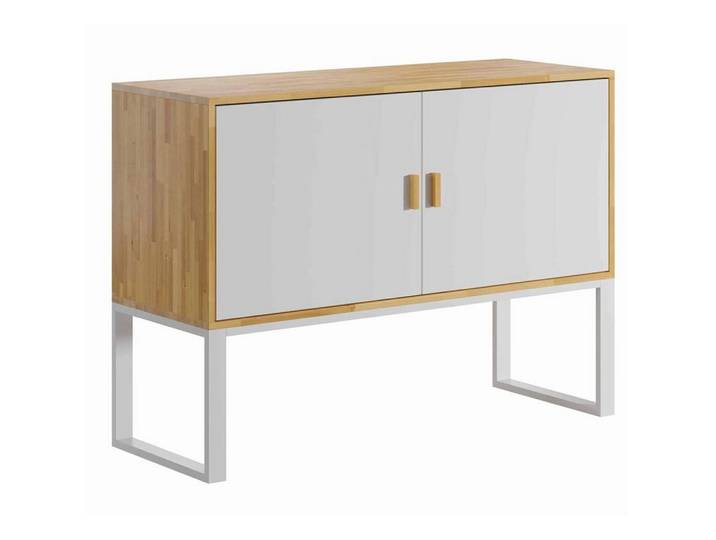 Deerhorn Sideboard Kommode Loft Office, Eiche Massiv, Schubladen für Ordner